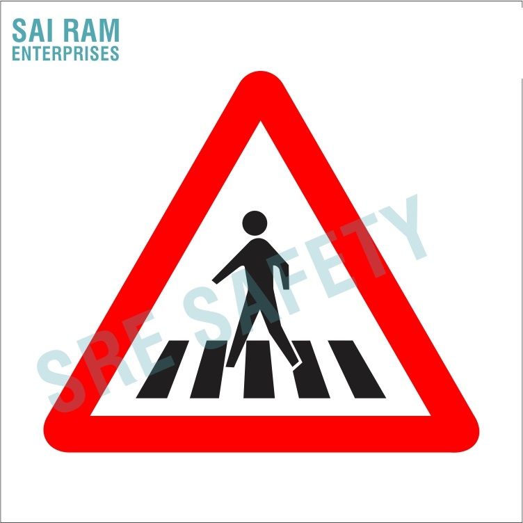 Pedestrian Crossing Warning Sign