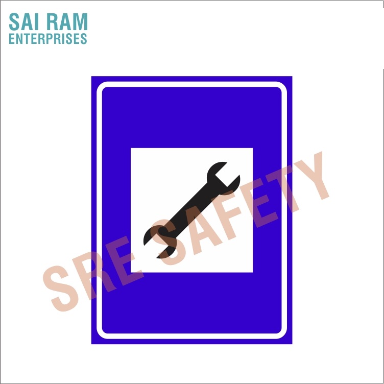 First Aid & Vehicle Repair Facility Sign